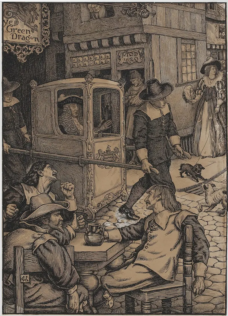 A painting titled 'Envy' by Louis Rhead, depicting themes of jealousy.