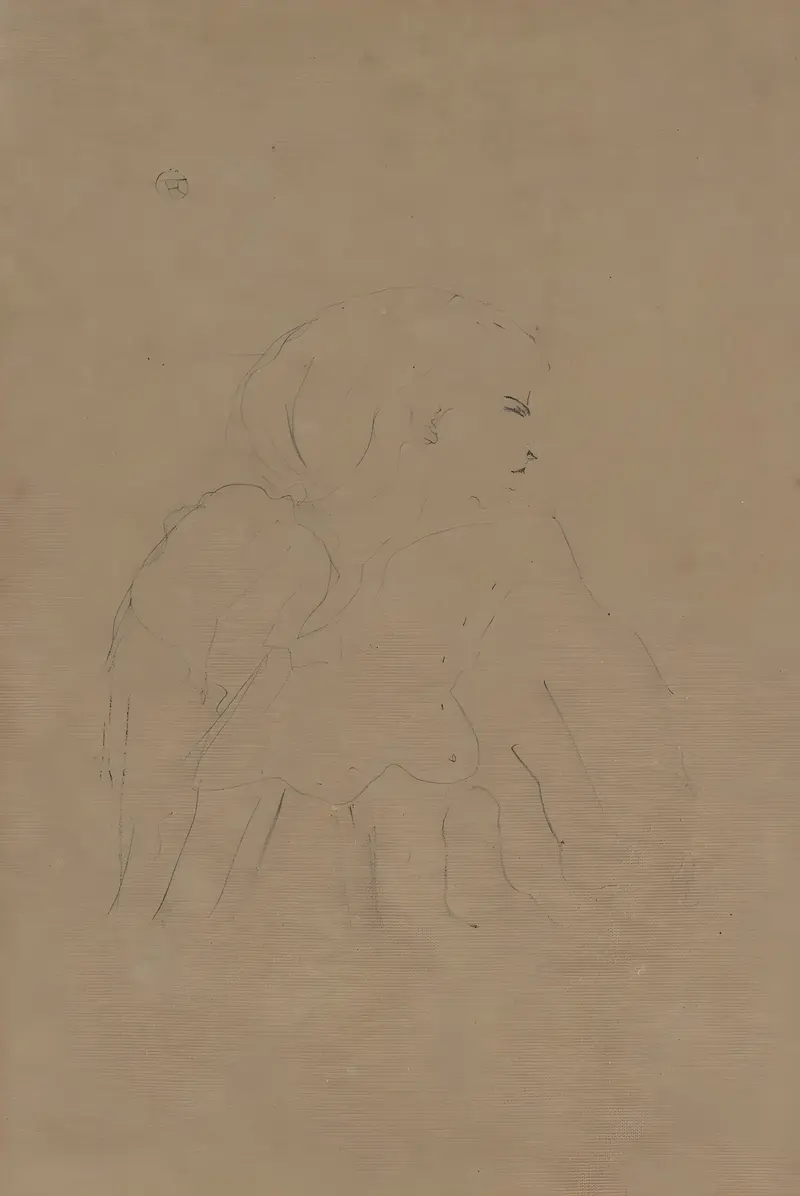 A portrait of Jane Hading by Henri de Toulouse-Lautrec.