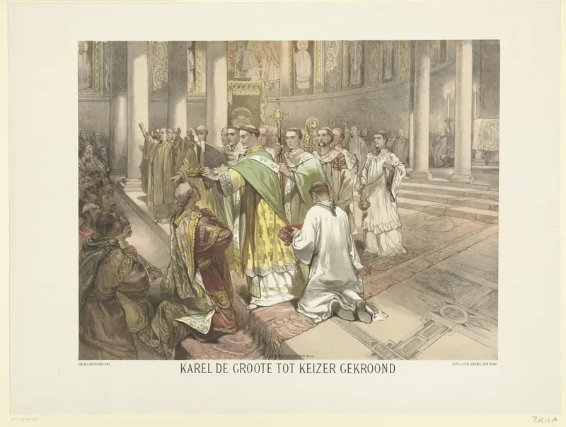 Charlemagne Crowned Emperor, 800