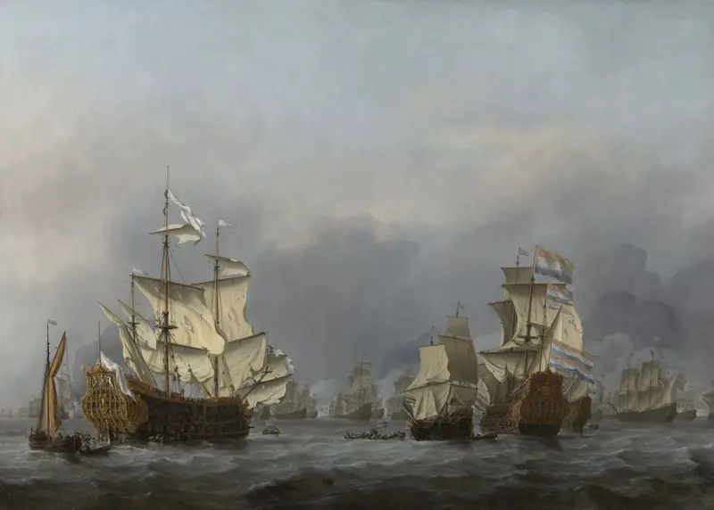 The Surrender of the Royal Prince, oil on canvas by Willem van de Velde the Younger