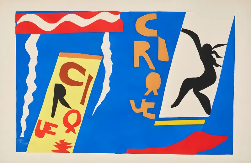 Henri Matisse's 'The Circus' captures the lively atmosphere of a circus performance.