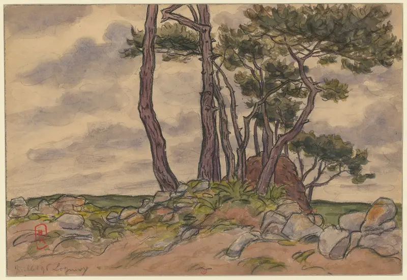 Henri Rivière's 'Loguivy' captures a serene marine landscape.