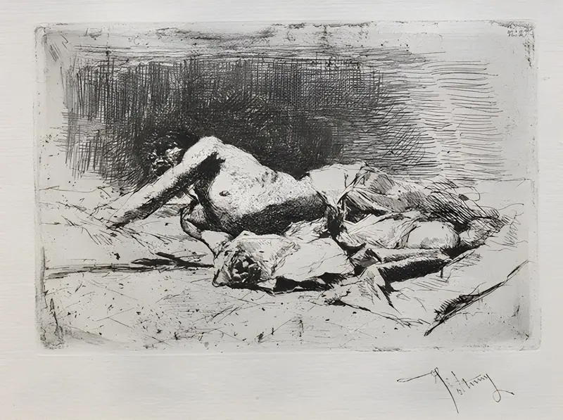 A man rolling on the ground, showcasing dynamic movement and emotion.
