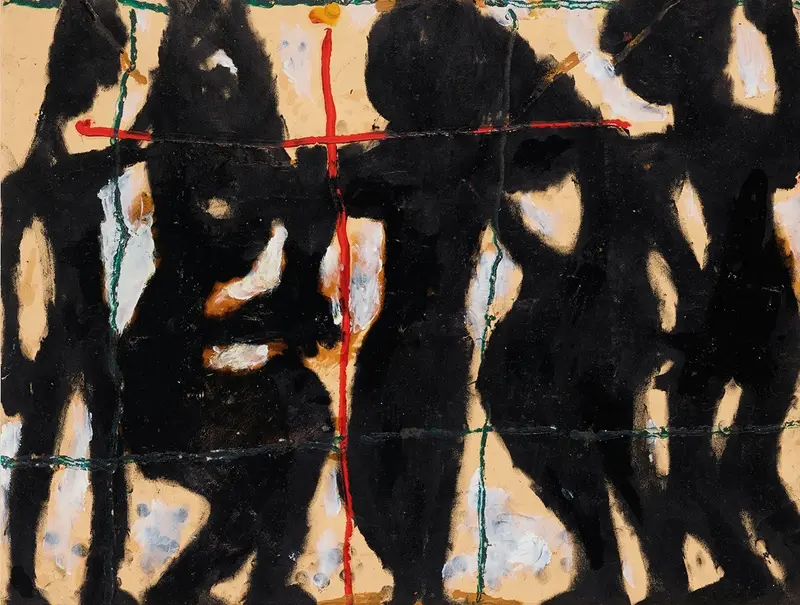 Louis Soutter's 'Le baiser de Judas' explores themes of betrayal and sacrifice.