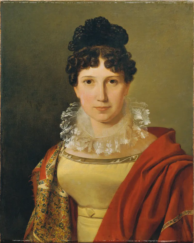 A portrait of Catharina Freifrau von Koudelka by Ferdinand Georg Waldmüller.