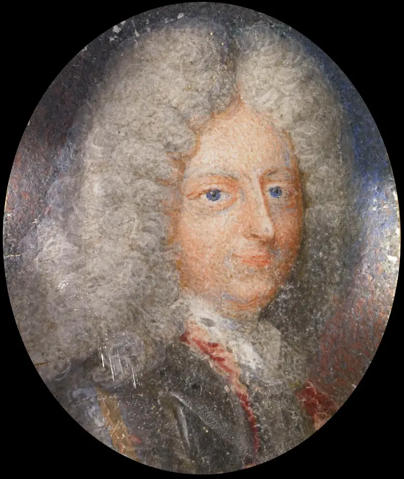 Portrait of Christiaan V, unknown artist, oil painting, Dutch Golden Age