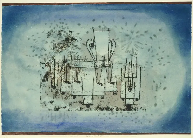 Paul Klee's 'The Chair-Animal' creatively blends human and animal forms.