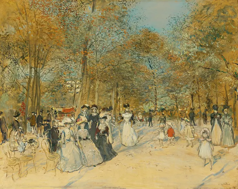 Figurative work depicting urban decay by Jean François Raffaëlli, medium unknown