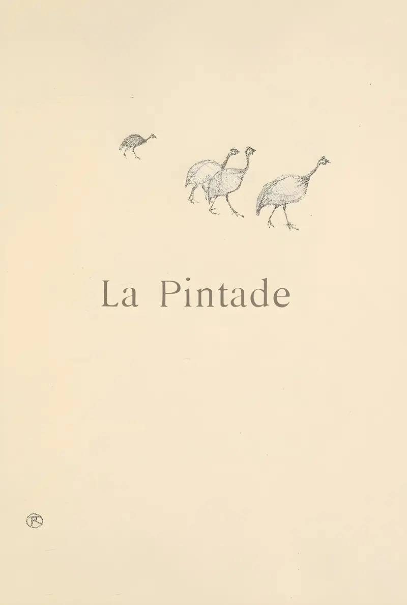 Henri de Toulouse-Lautrec's 'La Pintade' features a striking depiction of a guinea fowl.