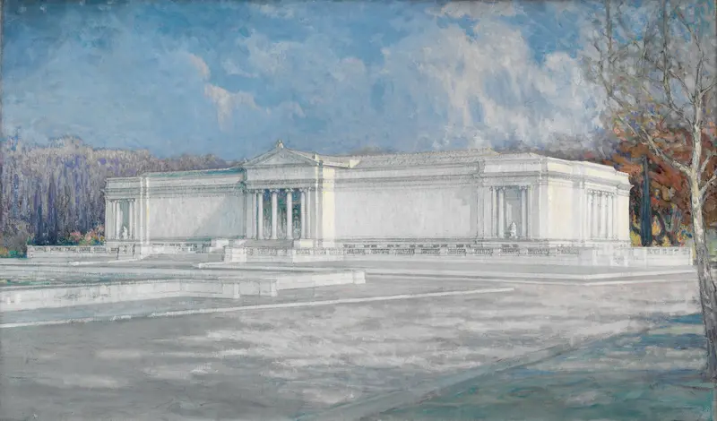 Study for South Facade of The Cleveland Museum of Art, medium unknown, by Unknown Artist