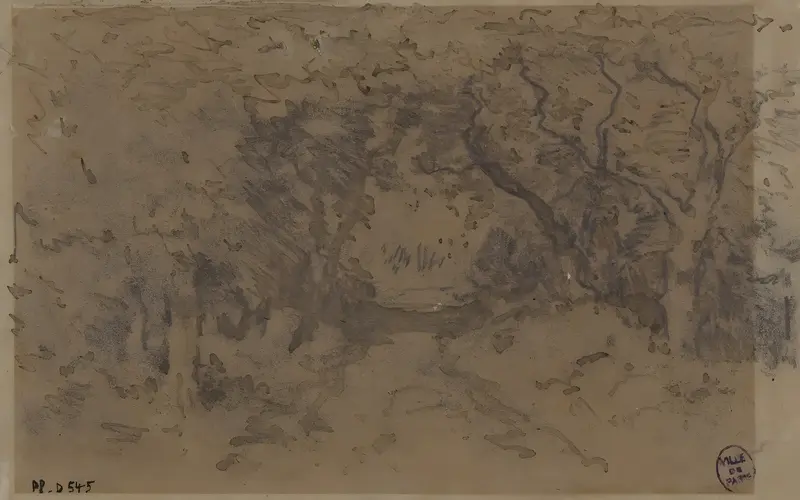 A serene forest landscape by Narcisse-Virgile Diaz de La Peña.