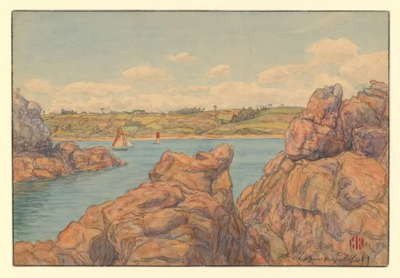 Henri Rivière's 'Loguivy' captures a serene marine scene.