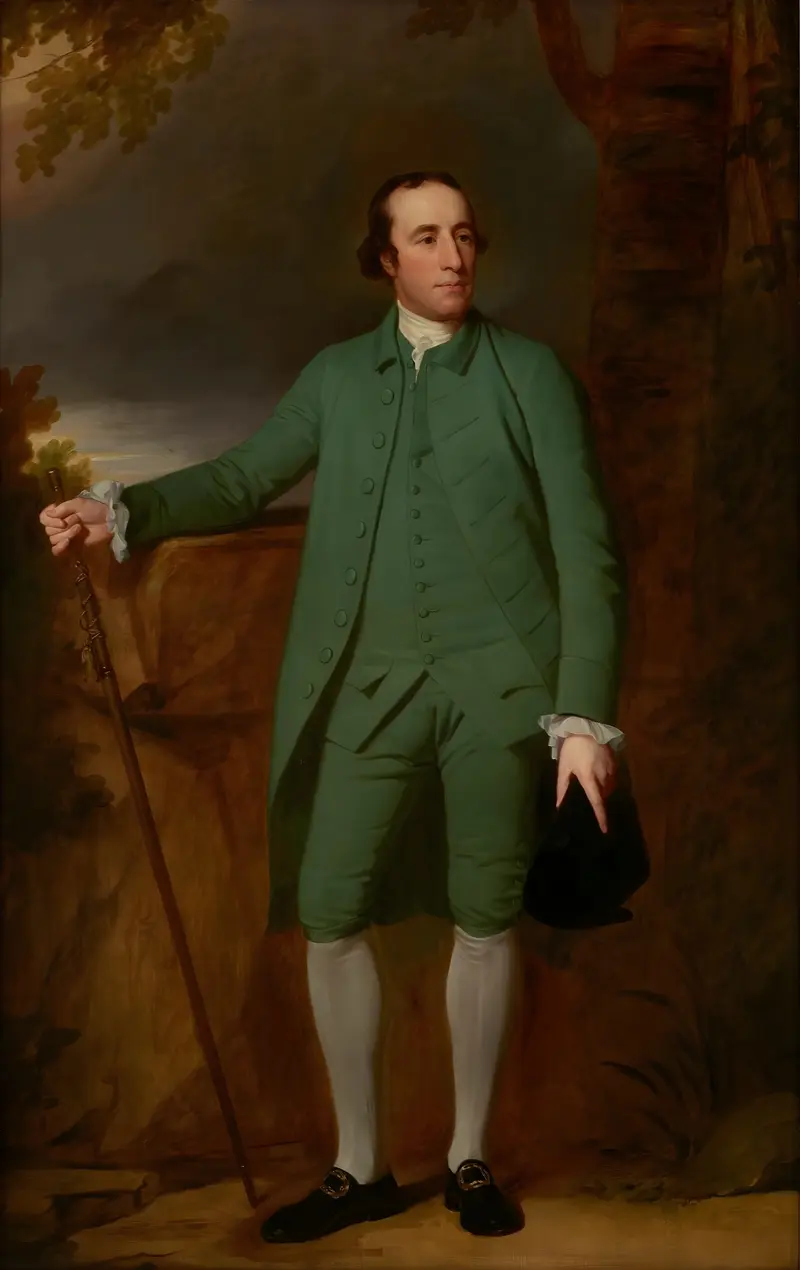 Portrait of George Morewood by George Romney showcases the subject's dignified presence.