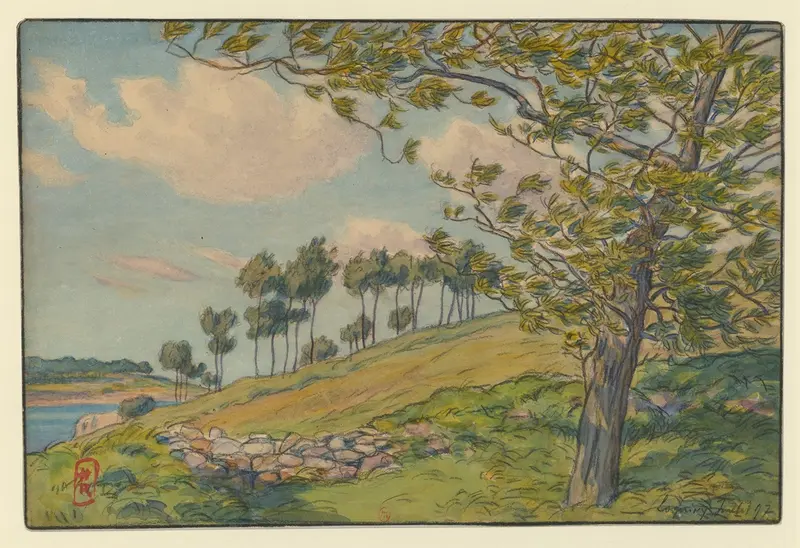 Henri Rivière's 'Loguivy' captures a serene marine scene.