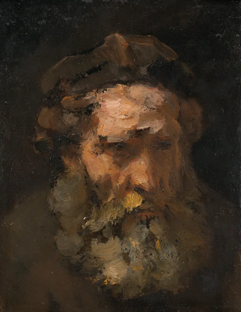 Rembrandt's Head of Saint Matthew captures the apostle in deep contemplation.