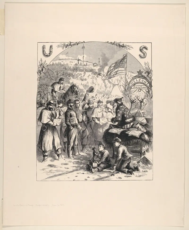 Santa Claus in Camp