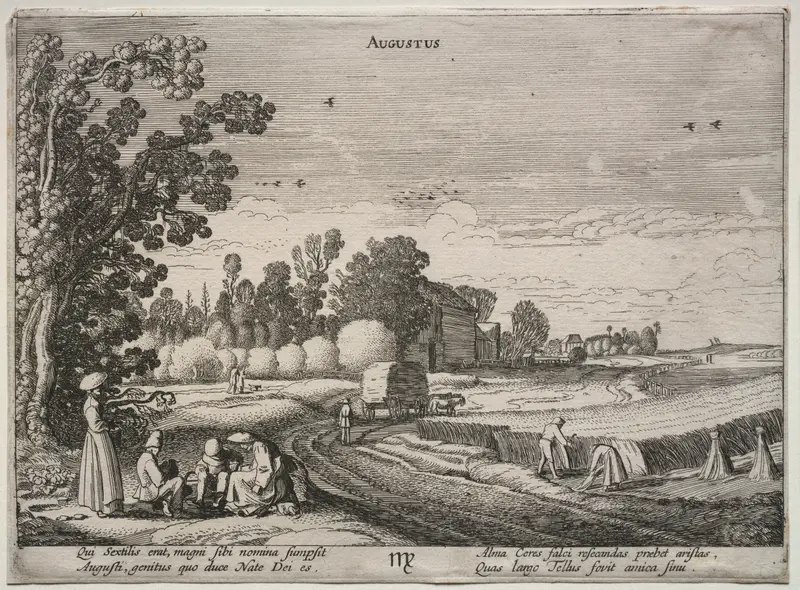 The Twelve Months: August by Jan van de Velde (II)