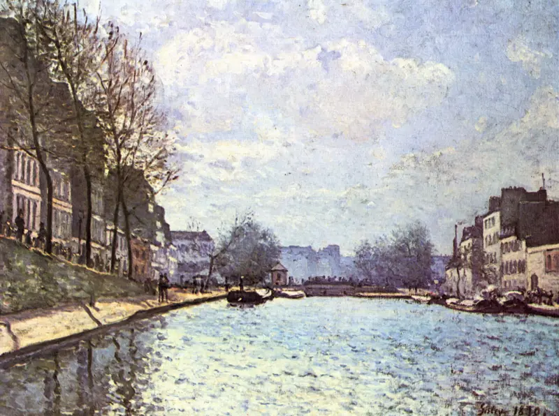 Vista do Canal Saint-Martin